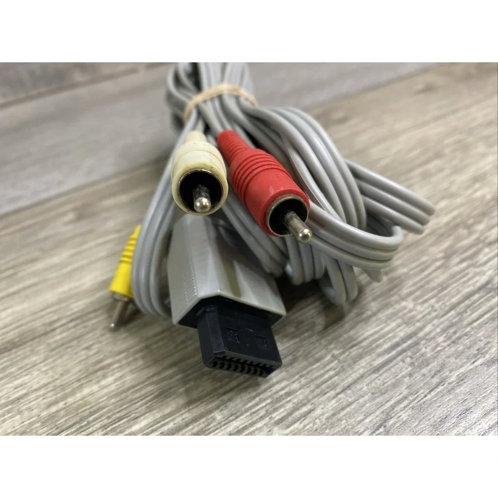 OFFICIAL OEM GENUINE Nintendo Wii AV VIDEO COMPOSITE CABLE RVL-009